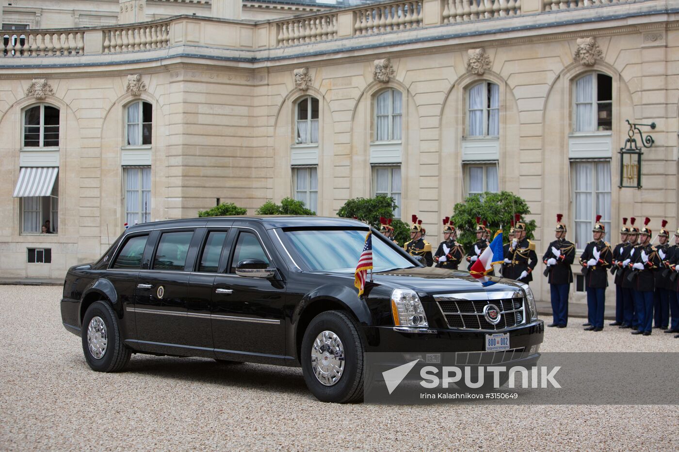 US President Donald Trump's visit to Paris
