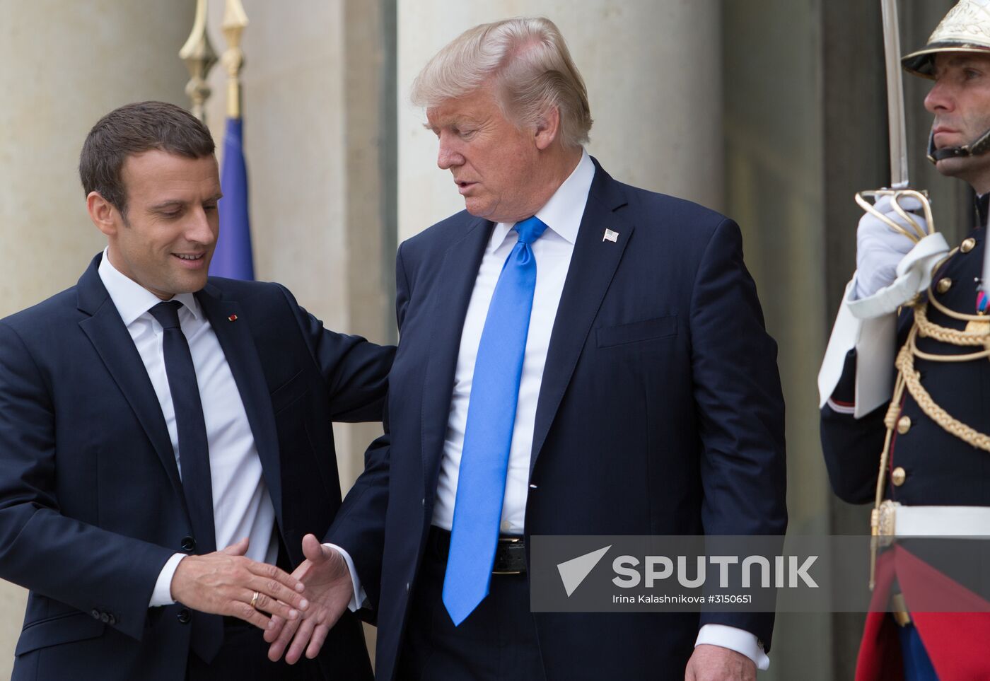 US President Donald Trump's visit to Paris