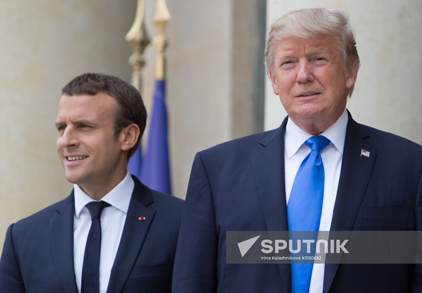 US President Donald Trump's visit to Paris