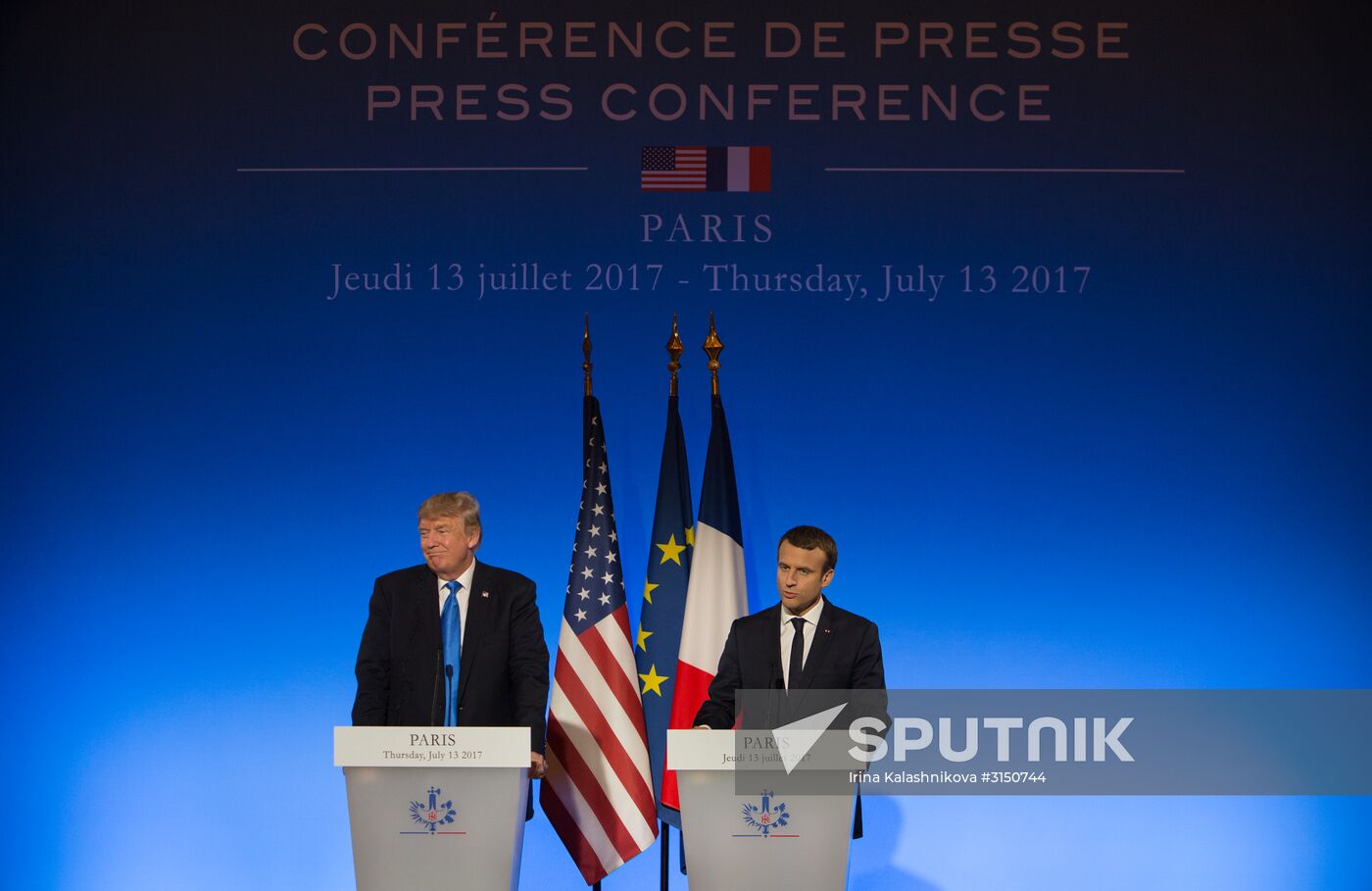 US President Donald Trump's visit to Paris