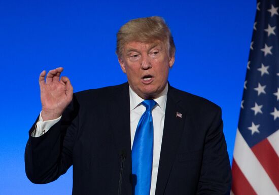 US President Donald Trump's visit to Paris