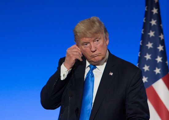 US President Donald Trump's visit to Paris