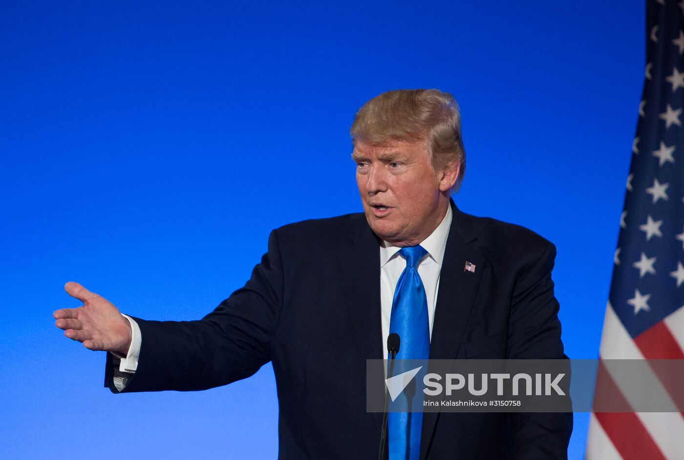 US President Donald Trump's visit to Paris