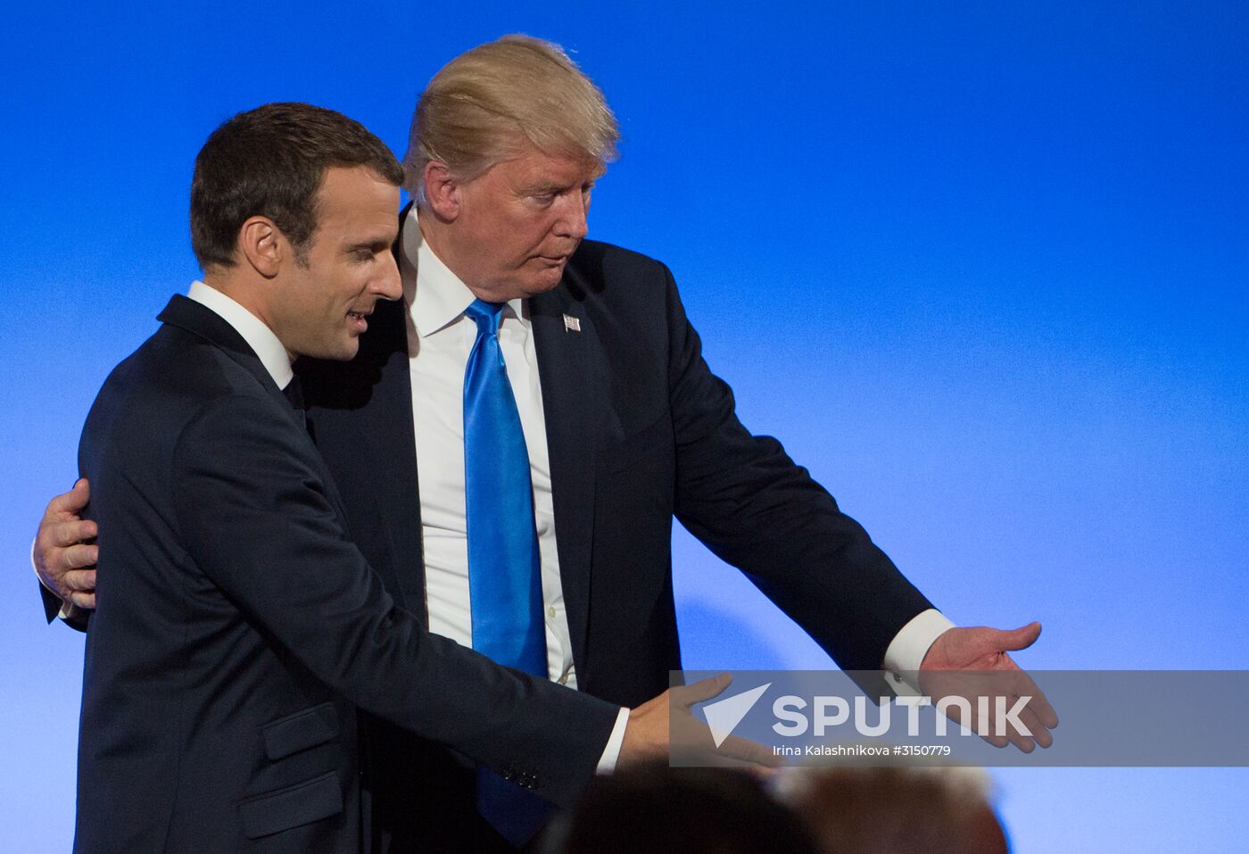 US President Donald Trump's visit to Paris