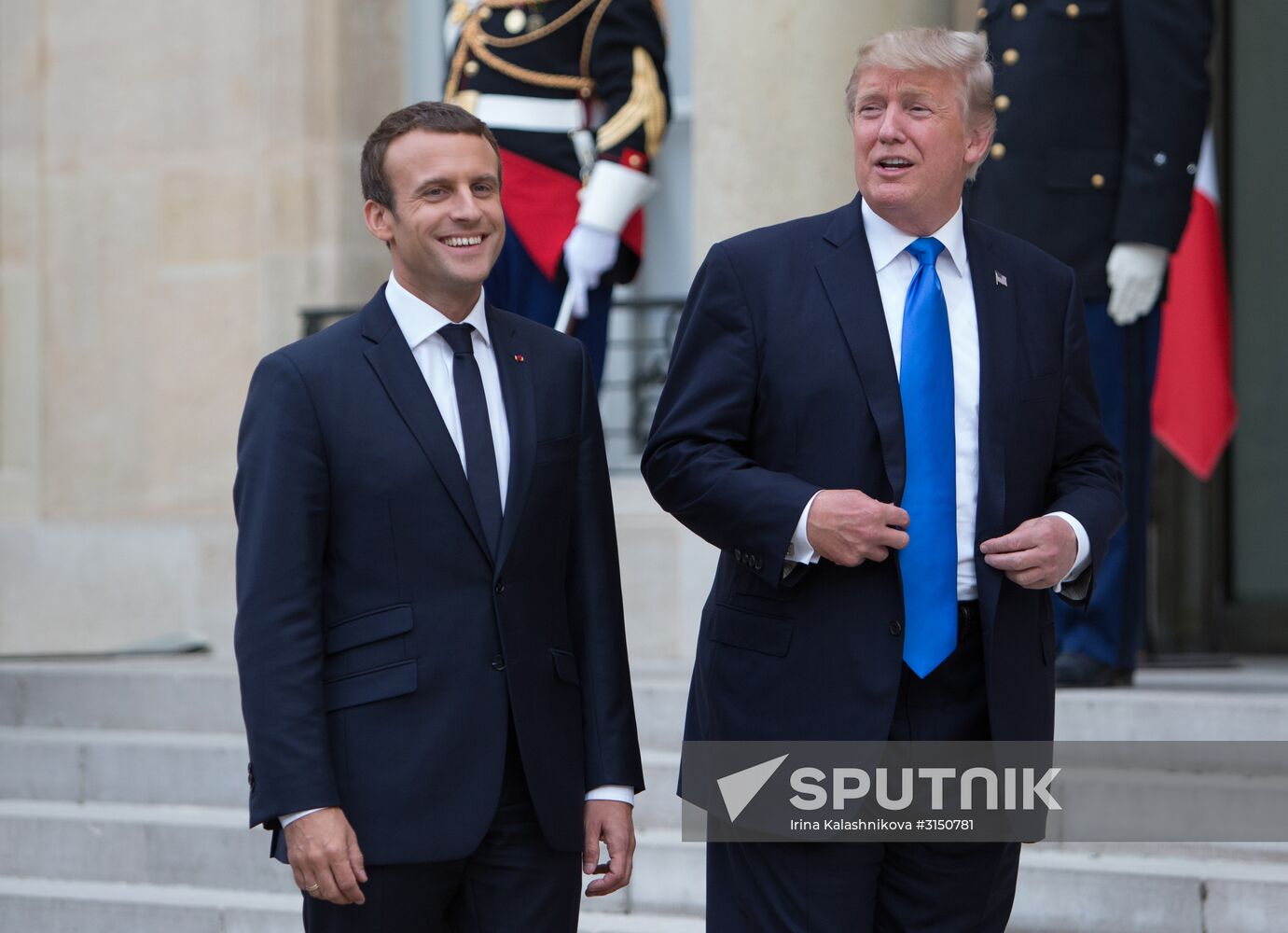 US President Donald Trump's visit to Paris