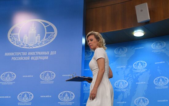 Briefing by Russian Foreign Ministry Spokesperson Maria Zakharova