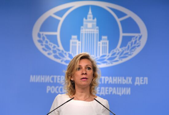 Briefing by Russian Foreign Ministry Spokesperson Maria Zakharova