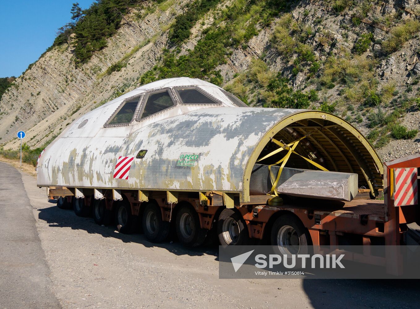 Model of Buran spacecraft arrives in Krasnodar Territory