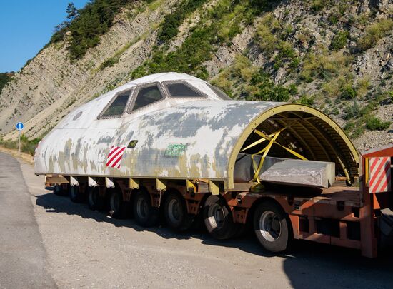 Model of Buran spacecraft arrives in Krasnodar Territory