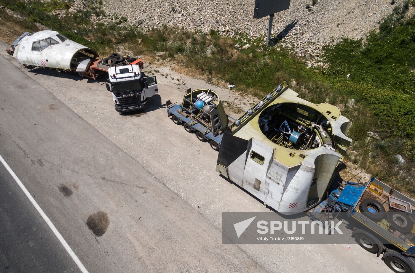 Model of Buran spacecraft arrives in Krasnodar Territory