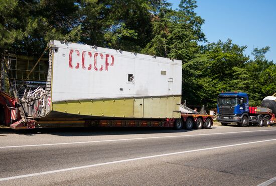 Model of Buran spacecraft arrives in Krasnodar Territory