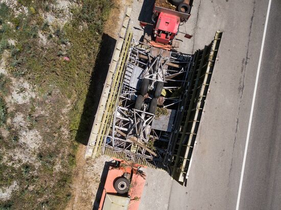 Model of Buran spacecraft arrives in Krasnodar Territory