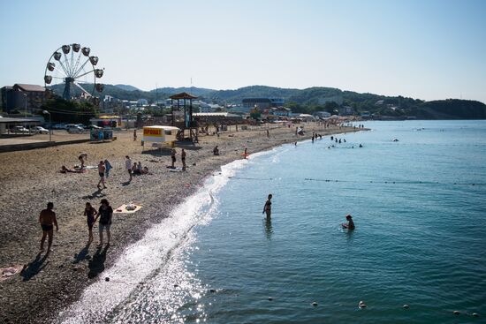 Black Sea coast in the Krasnodar Territory