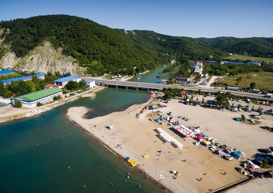 Black Sea coast in the Krasnodar Territory