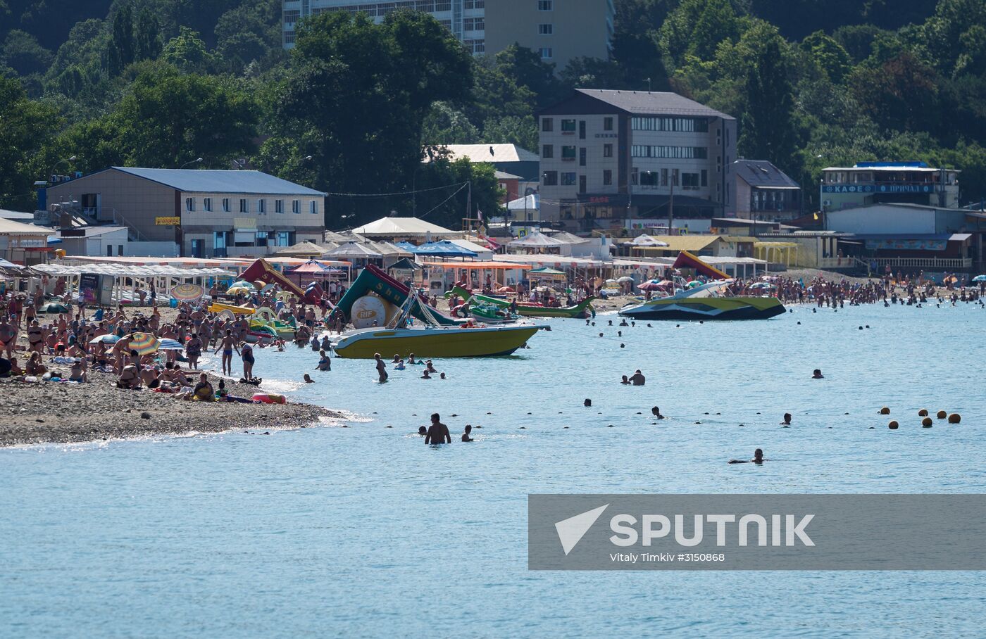 Black Sea coast in the Krasnodar Territory