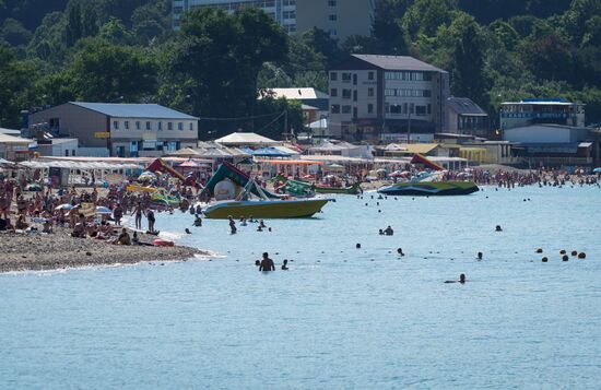Black Sea coast in the Krasnodar Territory