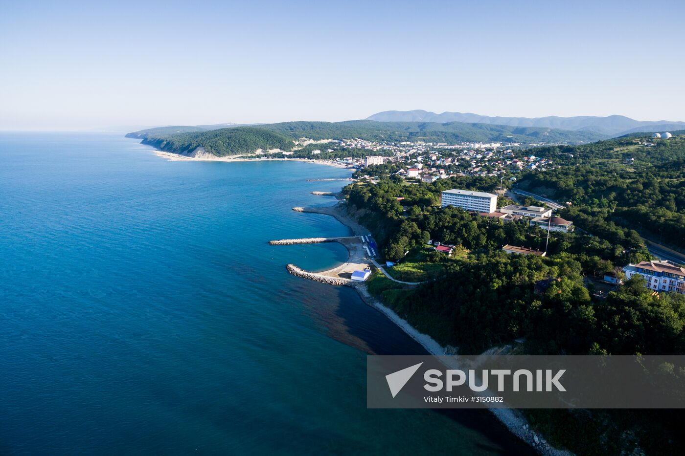Black Sea coast in the Krasnodar Territory