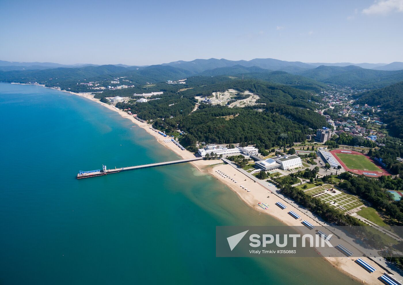 Black Sea coast in the Krasnodar Territory