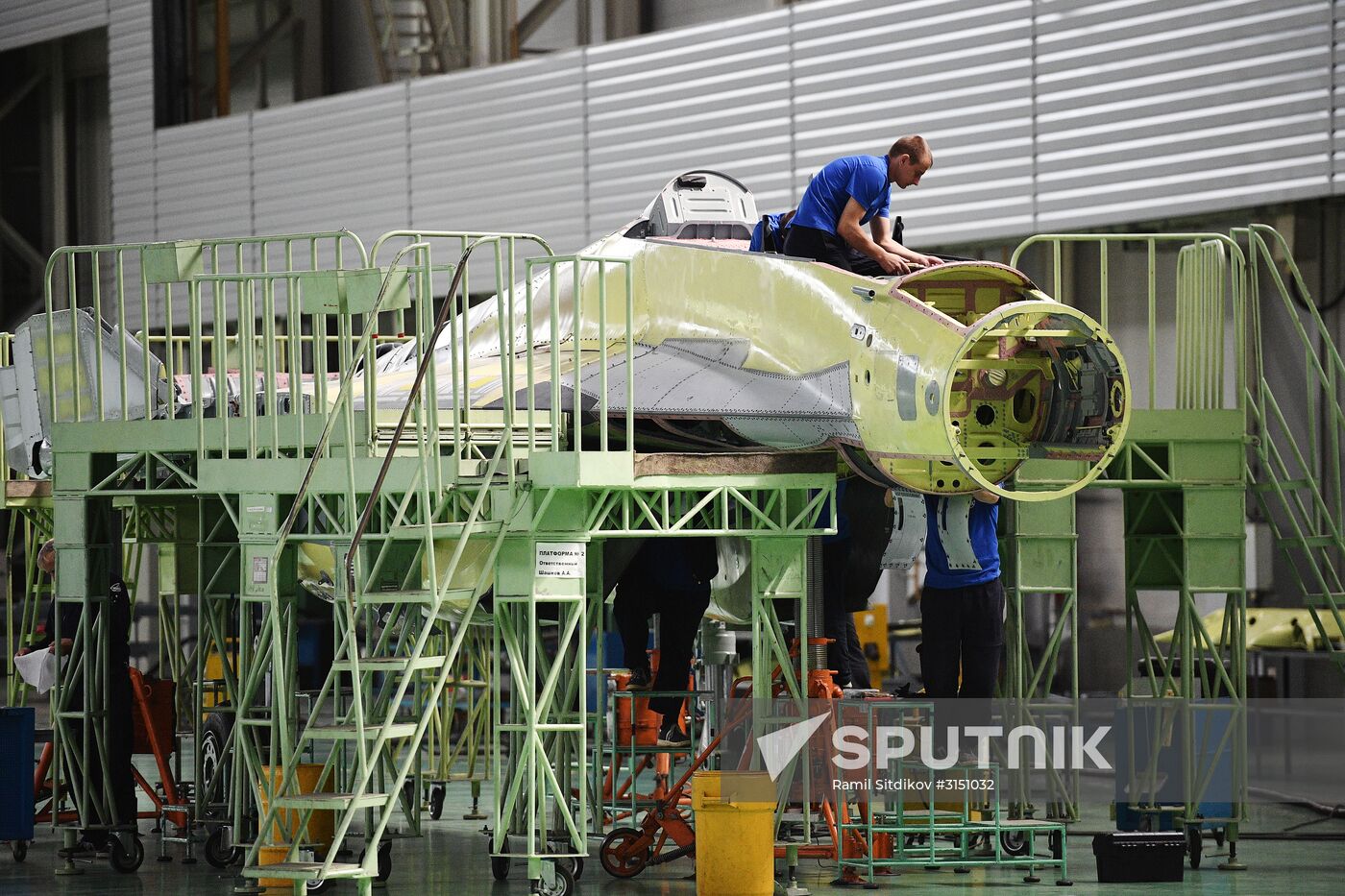 MiG aircraft manufaacturing in Moscow Region