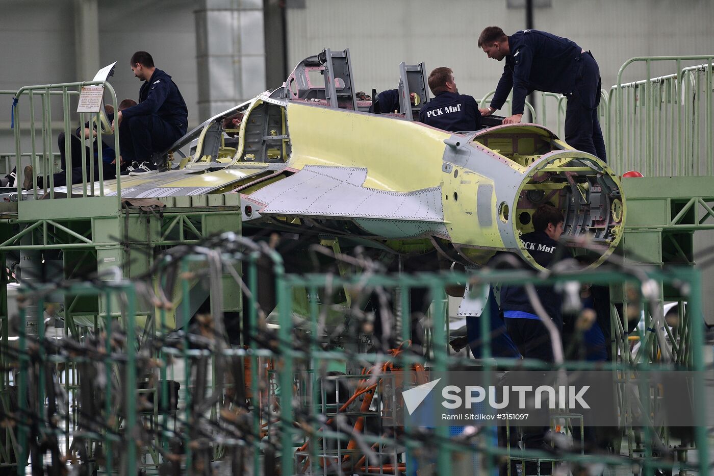 MiG aircraft manufaacturing in Moscow Region
