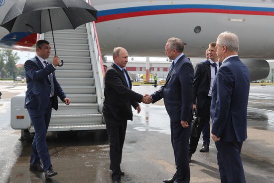 Russian President Vladimir Putin visits Belgorod Region