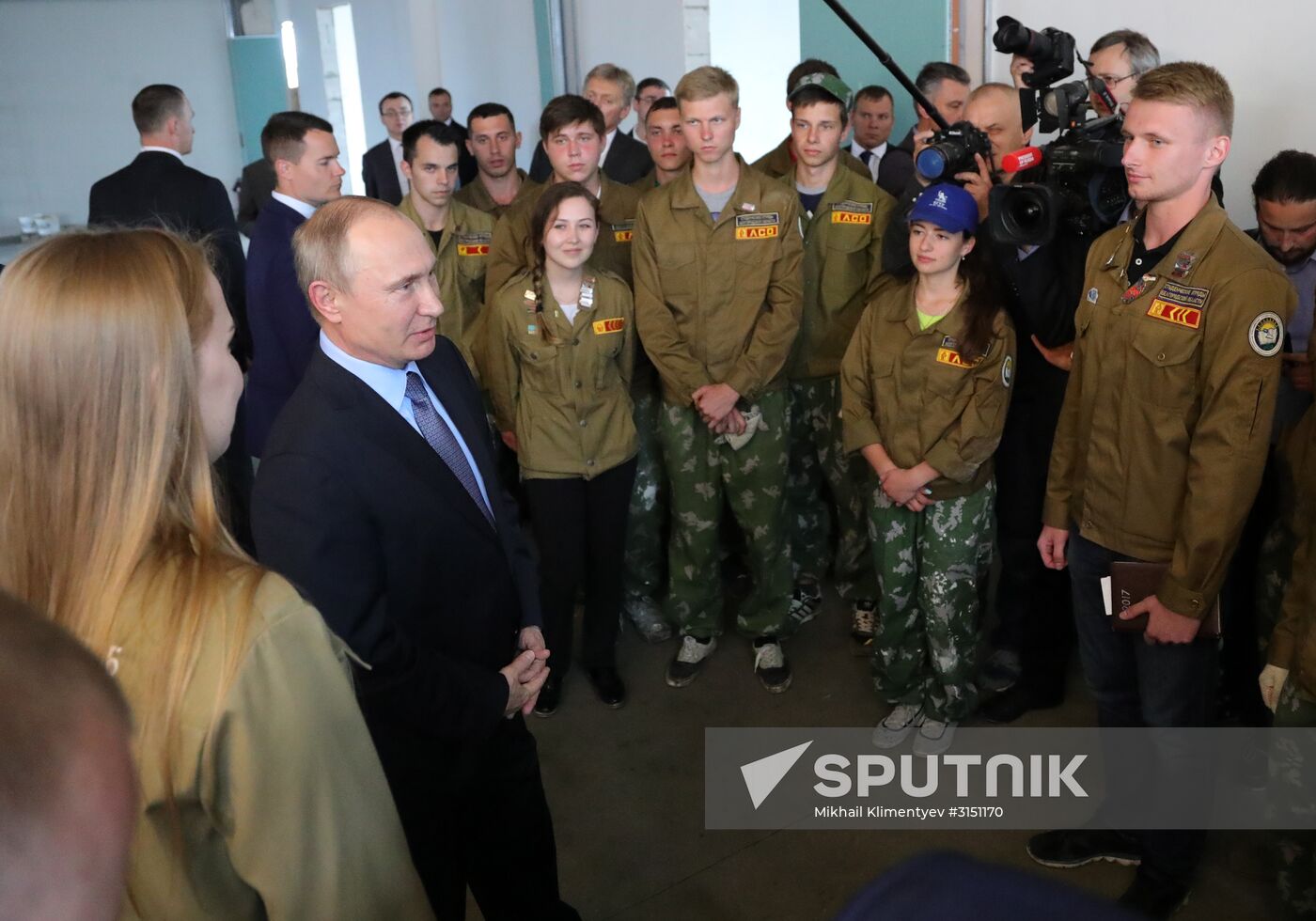 Russian President Vladimir Putin visits Belgorod Region