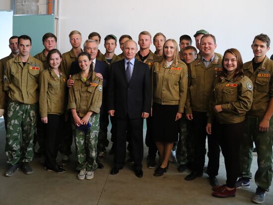 Russian President Vladimir Putin visits Belgorod Region