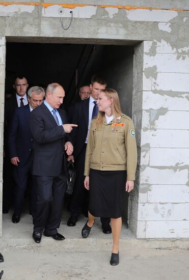 Russian President Vladimir Putin visits Belgorod Region