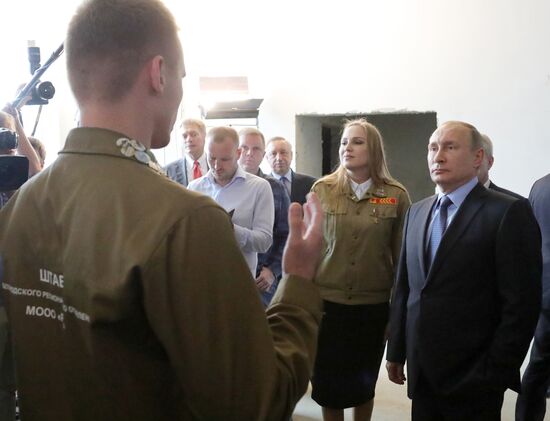Russian President Vladimir Putin visits Belgorod Region