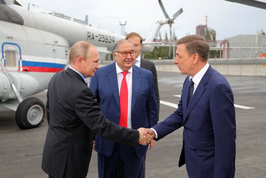 Russian President Vladimir Putin visits Belgorod Region