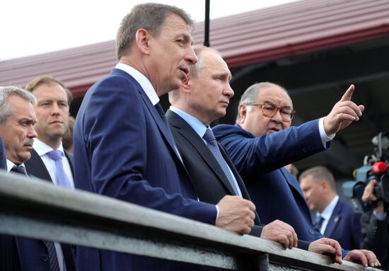 Russian President Vladimir Putin visits Belgorod Region