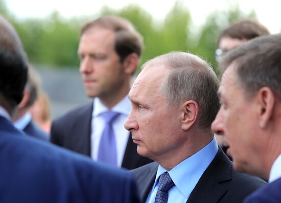 Russian President Vladimir Putin visits Belgorod Region