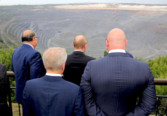 Russian President Vladimir Putin visits Belgorod Region