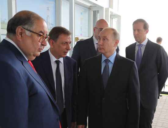 Russian President Vladimir Putin visits Belgorod Region