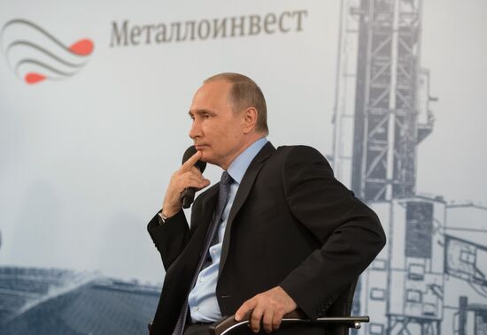 Russian President Vladimir Putin visits Belgorod Region
