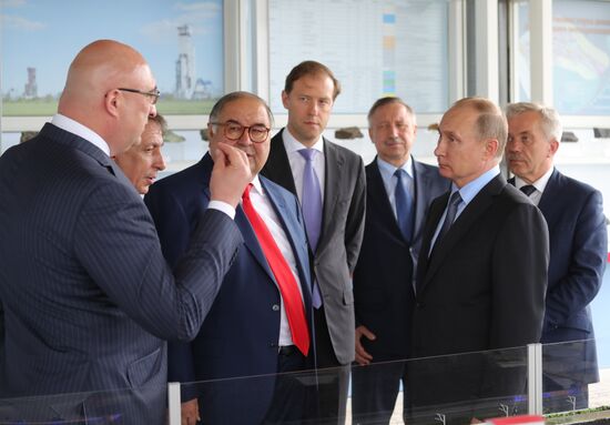 Russian President Vladimir Putin visits Belgorod Region