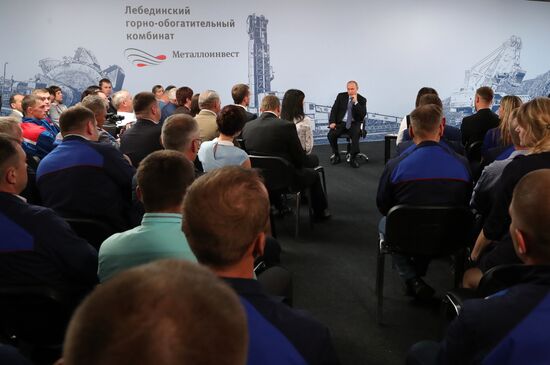 Russian President Vladimir Putin visits Belgorod Region