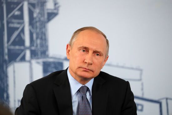 Russian President Vladimir Putin visits Belgorod Region