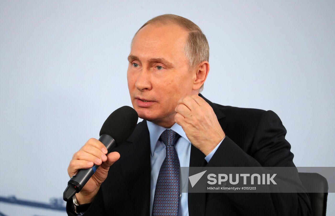 Russian President Vladimir Putin visits Belgorod Region