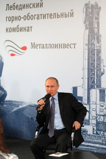 Russian President Vladimir Putin visits Belgorod Region