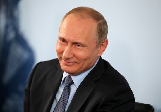 Russian President Vladimir Putin visits Belgorod Region