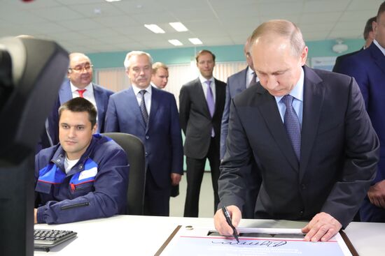Russian President Vladimir Putin visits Belgorod Region