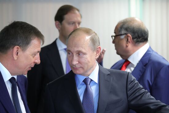 Russian President Vladimir Putin visits Belgorod Region