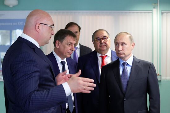 Russian President Vladimir Putin visits Belgorod Region