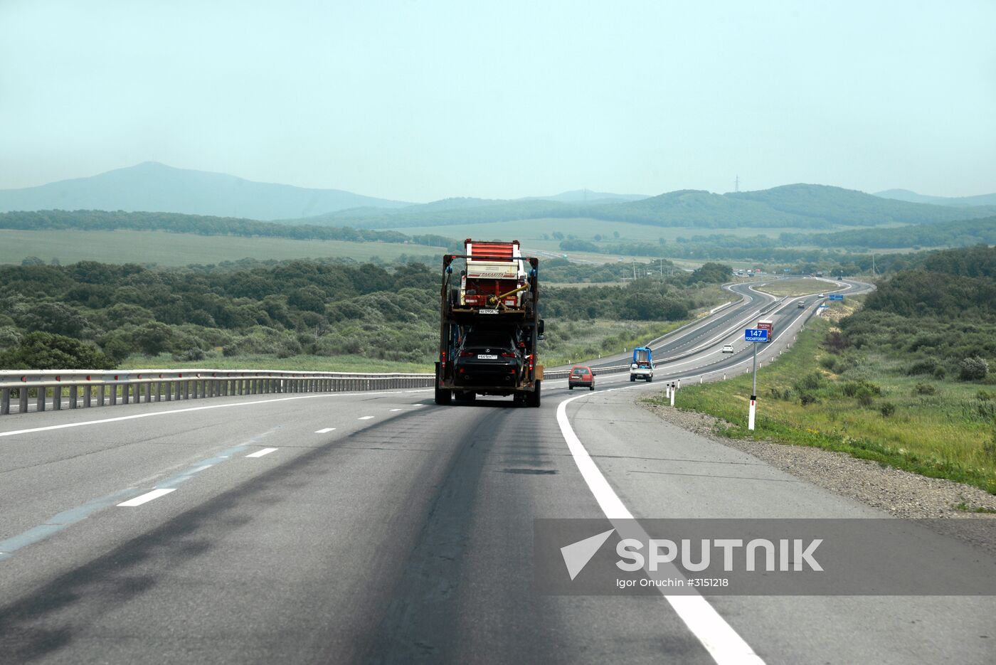 A370 Ussuri highway from Vladivostok to Khabarovsk
