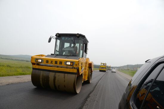 A370 Ussuri highway from Vladivostok to Khabarovsk