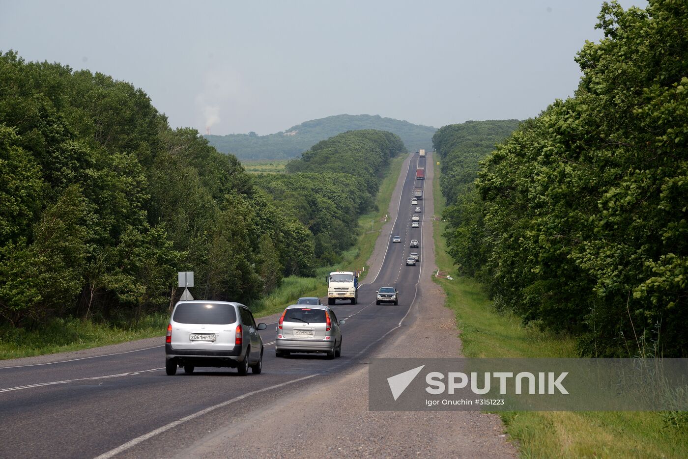 A370 Ussuri highway from Vladivostok to Khabarovsk