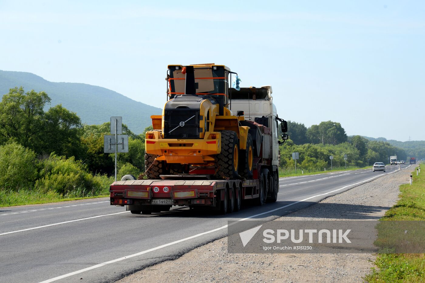 A370 Ussuri highway from Vladivostok to Khabarovsk