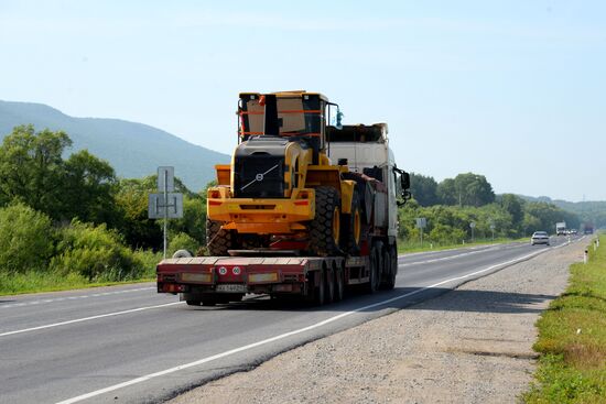 A370 Ussuri highway from Vladivostok to Khabarovsk