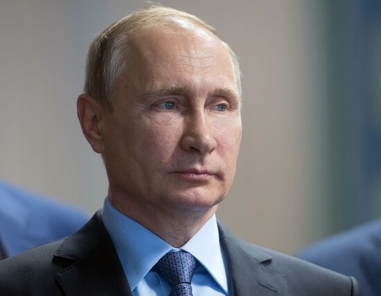 Russian President Vladimir Putin visits Belgorod Region